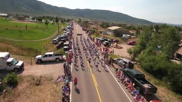 Fourth of July Parade and Celebration — Stock Video