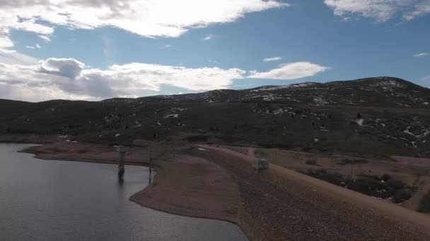 与水和市镇山坝水库 — 图库视频影像