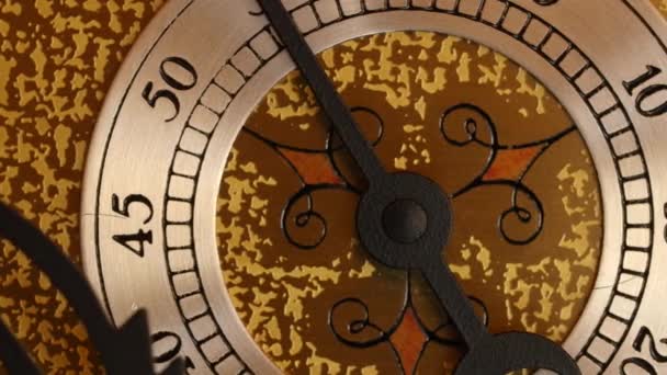 Velho avô relógio — Vídeo de Stock