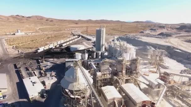 Grande piano minerario industriale — Video Stock