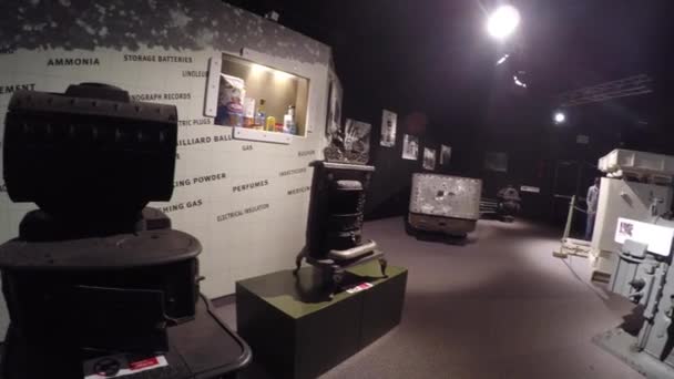 Belső szén bányát Múzeum és tour — Stock videók
