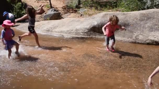 Les enfants qui courent dans le désert — Video