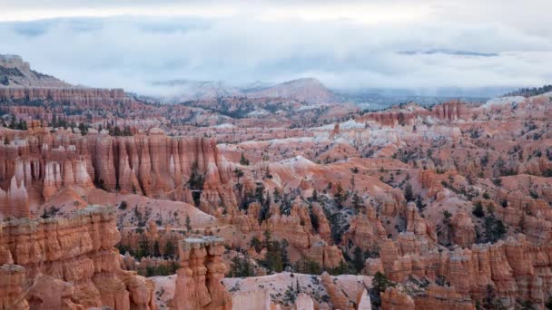 Parc national Bryce Canyon enneigé — Video