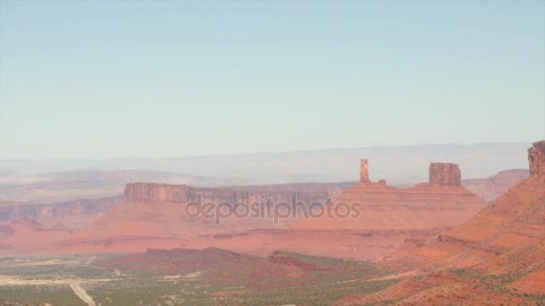 A beautiful scenic view in southern utah — Stock Video