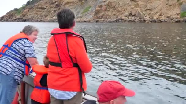 Images de gros bateaux de pêche — Video