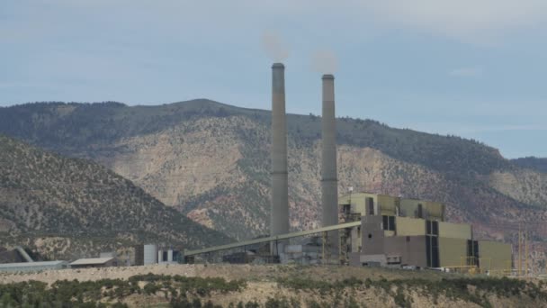 Velké uhelné elektrárny — Stock video