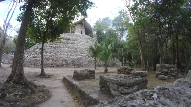 Grandes ruinas mayas en México — Vídeo de stock