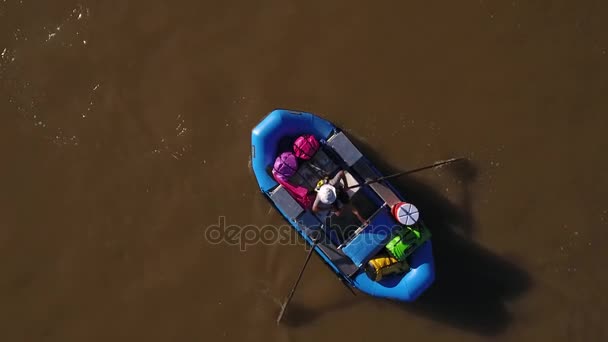 Rafting sul fiume Colorado — Video Stock