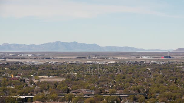 Widok z lotu ptaka z Salt Lake City Airport — Wideo stockowe