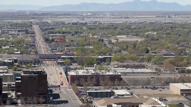 Salt Lake City luchthaven — Stockvideo