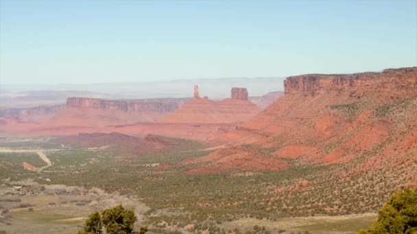 Vue panoramique incroyable dans le sud de l'utah — Video