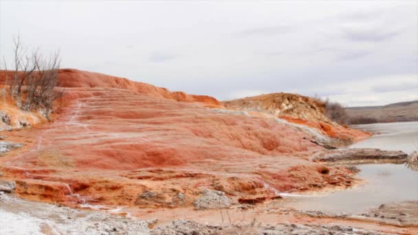 Belo Geyser de cristal — Vídeo de Stock