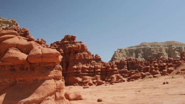 Strange Goblin Valley State Park — Stock Video