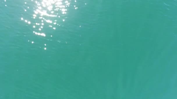 Aerial Shot Blue Ocean Surface — Stock Video