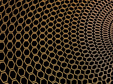 altıgen yanarak bahislerin doğru ile 3D resimde arka plan