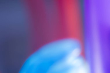 Soyut renkli nesneleri arka plan bulanıklık