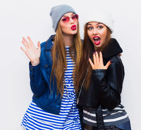 Portrait of happy girls — Stock Photo, Image