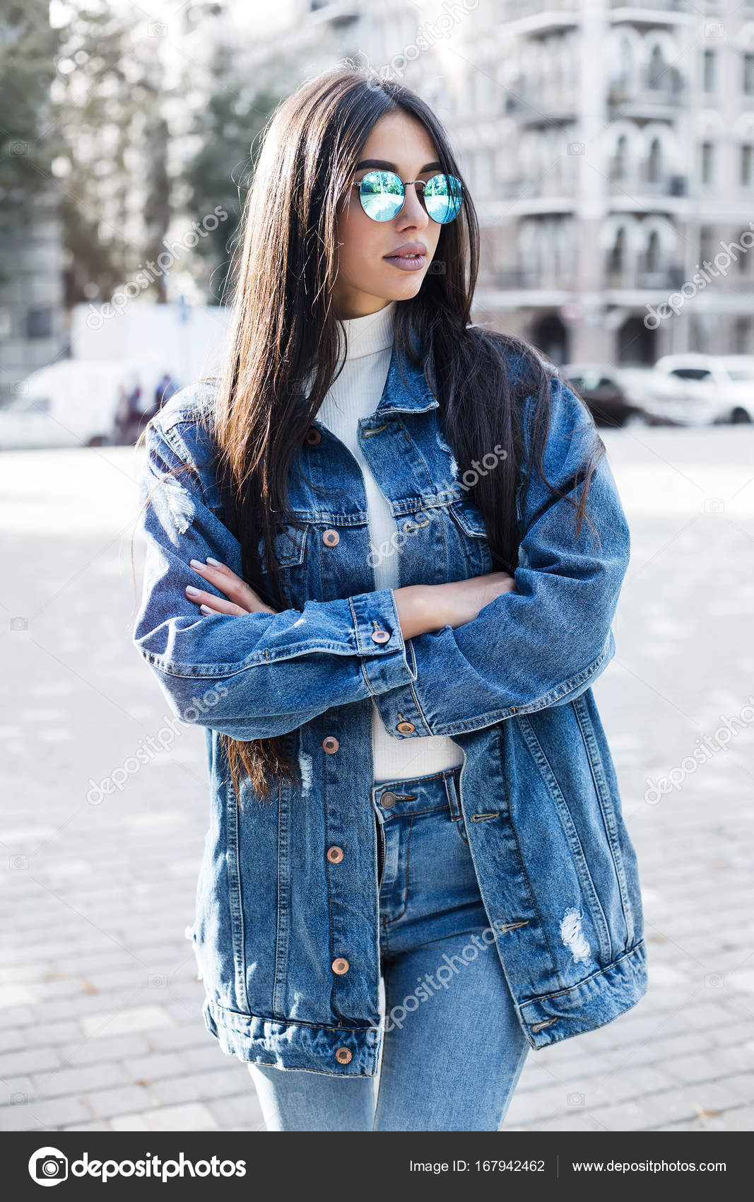 rough jeans style for girl