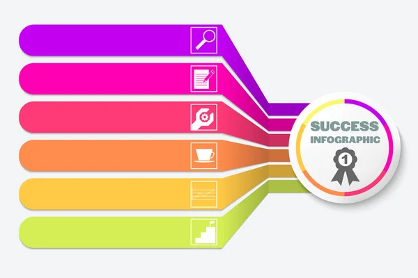 Araştırma kaydından gelen renkli başarı bilgili adım işlem çıkışını ayarla ve ödülü ayarla