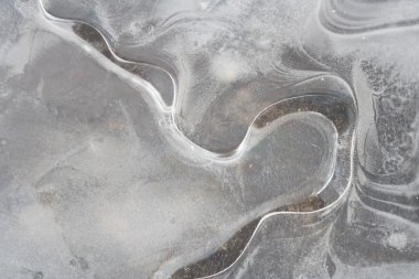 Buz dokusunun soyut arkaplanı