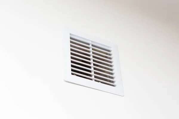 Close up of vent on the white wall — Stock Photo, Image