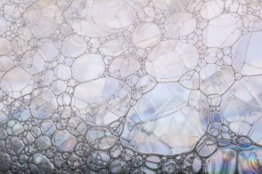 Sabun köpük makro soyut