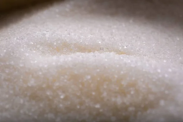 Primo piano dello zucchero bianco — Foto Stock