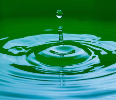 Sıçramasına damlacık yakın çekim 