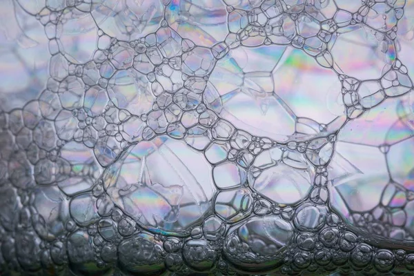 Sabun köpük makro soyut