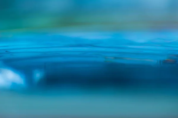 Streszczenie makro z powierzchni wody — Zdjęcie stockowe