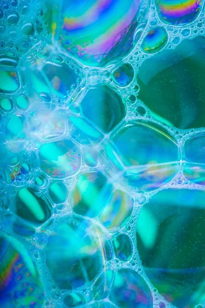 Close up van lucht zeepbellen — Stockfoto