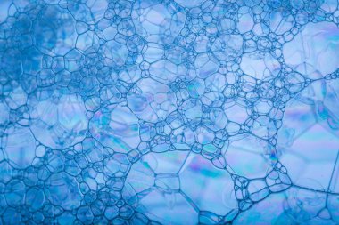 Sabun köpük makro soyut