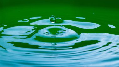 Sıçramasına damlacık yakın çekim 