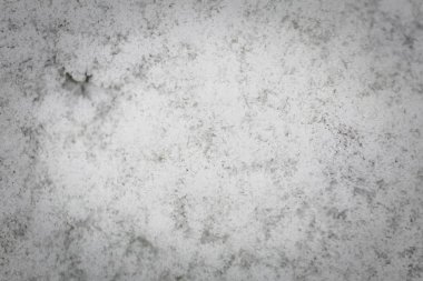 Kar dokusu içinde yakın çekim.