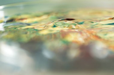 Su yüzeyinin soyut makro