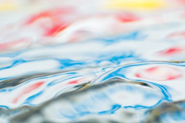 Su yüzeyinin soyut makro