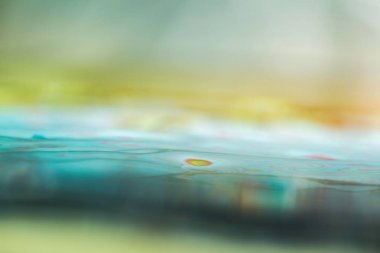 Su yüzeyinin soyut makro