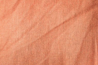 Çuval bezi arka planda yakın çekim.