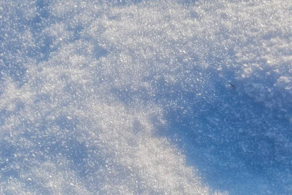 Fondo de nieve en primer plano — Foto de Stock