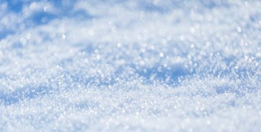 Snow crystals in big close up clipart