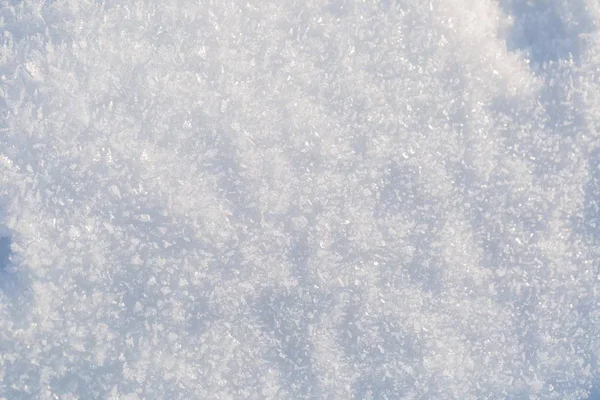Sneeuw achtergrond in close-up — Stockfoto