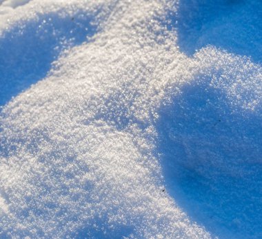 Kar arka planda yakın çekim