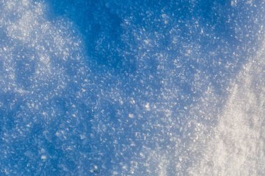 Kar arka planda yakın çekim