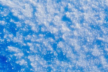 Kar arka planda yakın çekim