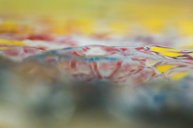 Su yüzeyinin soyut makro