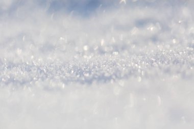 Büyük kar kristalleri yakın çekim