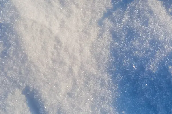 Fondo de nieve en primer plano — Foto de Stock