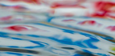 Su yüzeyinin soyut makro