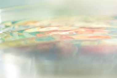 Su yüzeyinin soyut makro