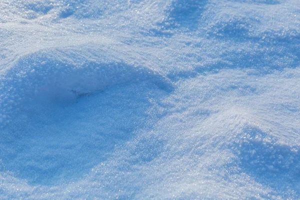 Snow background in close up — Stock Photo, Image